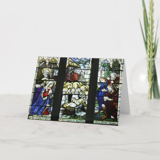 Tarjeta Festiva La natividad (Anverso)