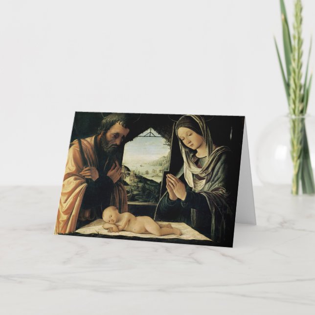 Tarjeta Festiva La natividad, c.1490 (Anverso)