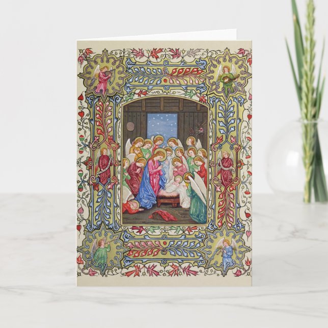Tarjeta Festiva La natividad de nuestro señor (Anverso)