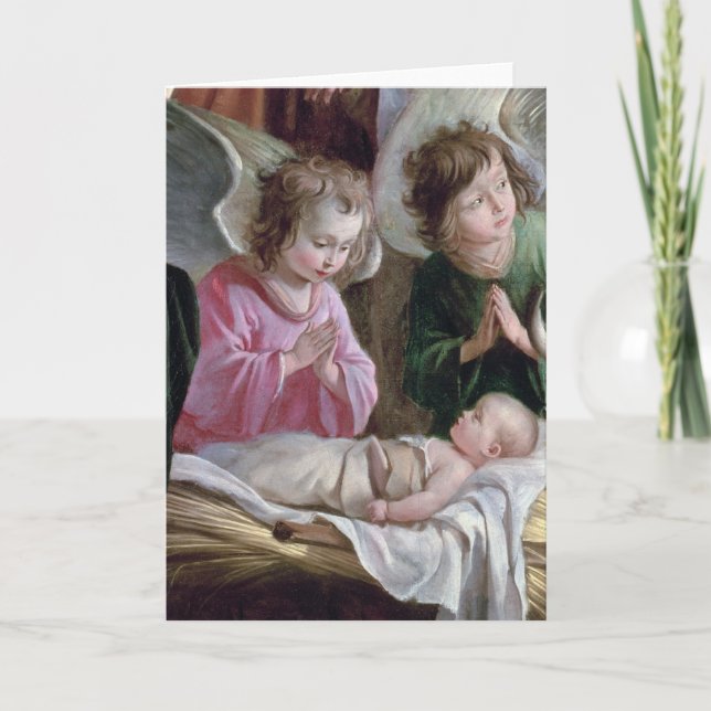 Tarjeta Festiva La natividad, del altar de Buxtehude, 1400-10 (Anverso)