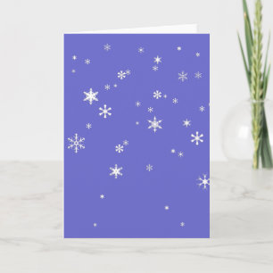 Tarjeta Festiva La nieve pacífica cae