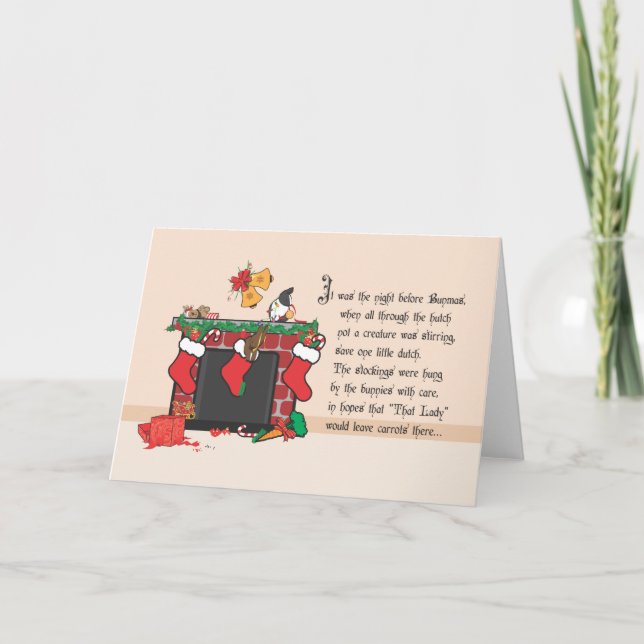 TARJETA FESTIVA LA NOCHE ANTES DE BUNMAS (Anverso)