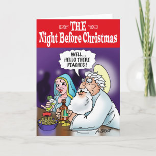 Tarjeta Festiva ¡La noche antes de los Navidades...!