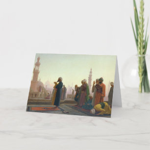 Tarjeta Festiva La oración, 1865