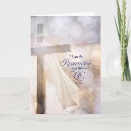 Tarjeta Festiva La Pascua de las Escrituras Cristianas de Resurrec