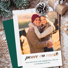 Tarjeta Festiva La Paz en la Tipografía de la Tierra Foto de Monta