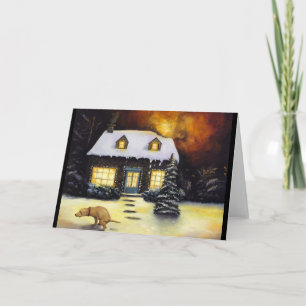 Tarjeta Festiva La pesadilla peor de Kinkade