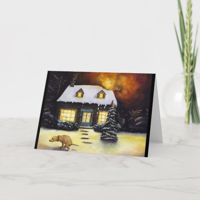 Tarjeta Festiva La pesadilla peor de Kinkade (Anverso)