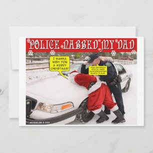 Tarjeta Festiva La policía atrapó a mi papá