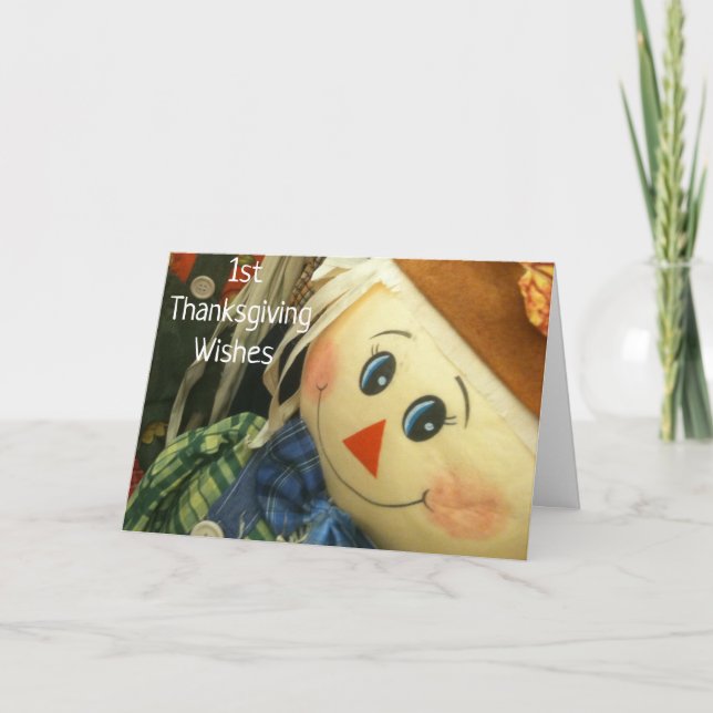 TARJETA FESTIVA ***LA PRIMERA GRACIAS DEL BEBÉ*** (Anverso)