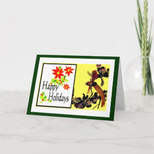 Tarjeta Festiva La serie de artistas del MUSEO jGibney Happy Holid