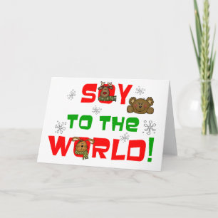 Tarjeta Festiva La soja al mundo