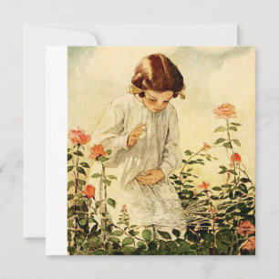 Tarjeta Festiva La telaraña por Jessie Willcox Smith