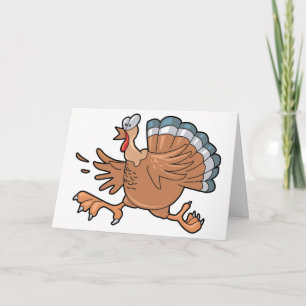 Tarjeta Festiva La Turquía del Día de Acción de Gracias