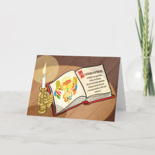 Tarjeta Festiva La última carta de Navidades gospel