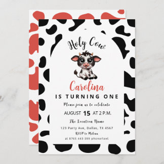 Tarjeta Festiva La vaca sagrada se vuelve una