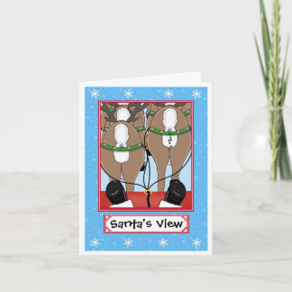 Tarjeta Festiva La vista de Santa