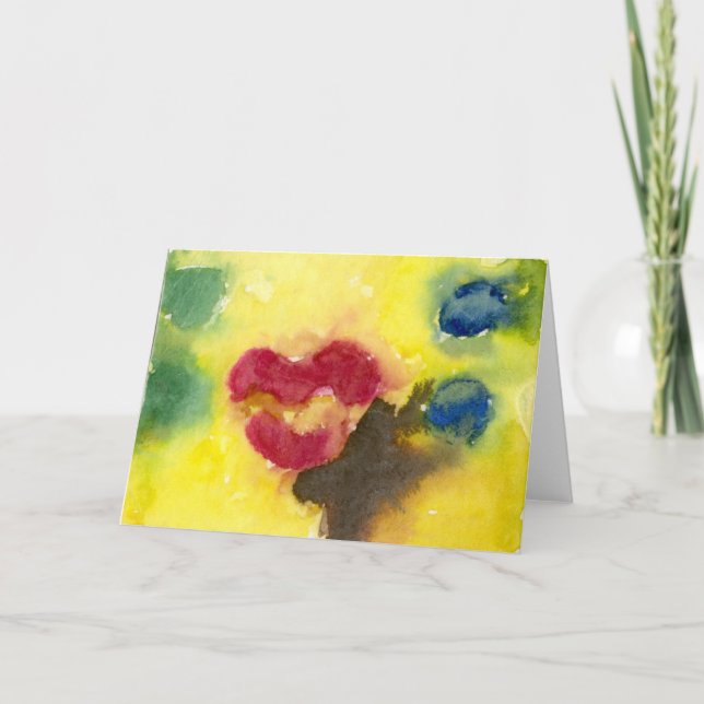 Tarjeta Festiva Labios (Anverso)
