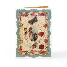 LACE DE VÁLENTINA ANTIGUA, CUPIDA, AMANTES Y MARIP