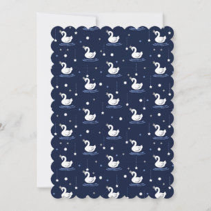 Tarjeta Festiva Lago encantado - Diseño elegante de patrones de ci