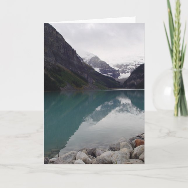 Tarjeta Festiva Lake Louise (Anverso)