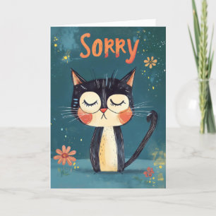 Tarjeta Festiva Lamento el gato negro