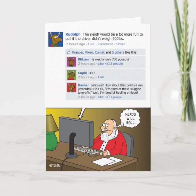 Tarjeta Festiva Las cabezas rodarán (Anverso)