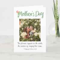 Las flores del Día de la Madre parecen cristianas