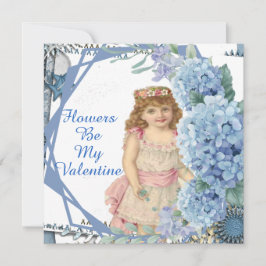 Tarjeta Festiva Las Flores Sean Mis Flores Azules De San Valentín 