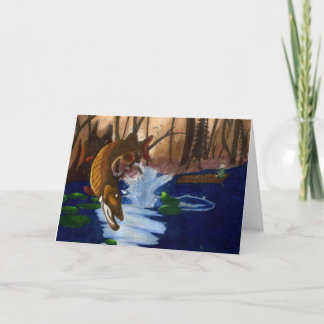 Tarjeta Festiva Las ilustraciones que ganan de los niños: muskie