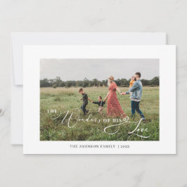 Tarjeta Festiva Las maravillas de su fotografía tipográfica de amo