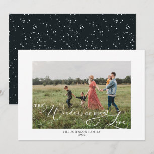 Tarjeta Festiva Las maravillas de su guión gráfico de amor