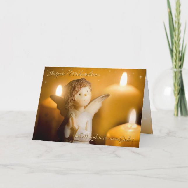 Tarjeta Festiva Las navidades benditas (Anverso)