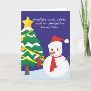 Tarjeta Festiva Las navidades joviales año feliz Nuevo