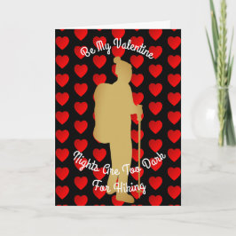 Tarjeta Festiva Las Noches De San Valentín Son Demasiado Oscuras P