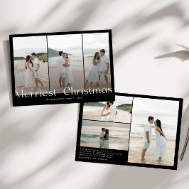 Tarjeta Festiva Las parejas de Navidades más modernos foto