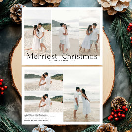 Tarjeta Festiva Las parejas de Navidades más modernos foto