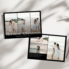 Tarjeta Festiva Las parejas de Navidades más modernos foto