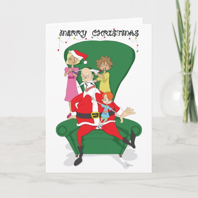 Tarjeta Festiva Las pequeñas galletas de la nuez (Anverso)