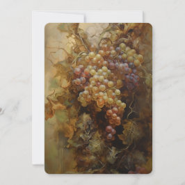 Tarjeta Festiva Las uvas del jardín