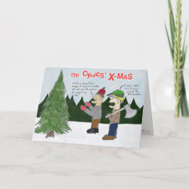 Tarjeta Festiva Las X-mas de los cínicos
