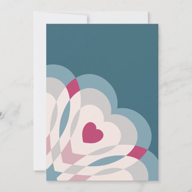 Tarjeta Festiva Latido del corazón (Anverso)