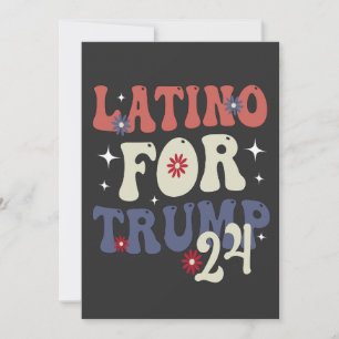 Tarjeta Festiva Latino por regalo mexicano de Trump 2024