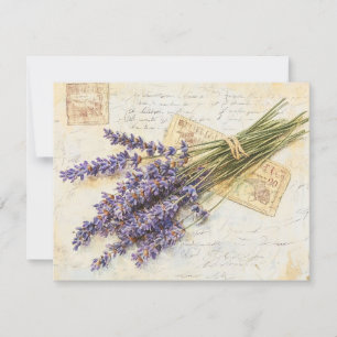 Tarjeta Festiva Lavanda 