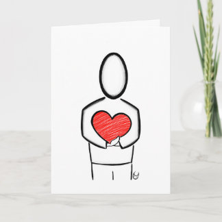 Tarjeta Festiva Le envío solamente amor