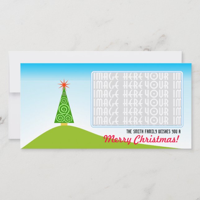 Tarjeta Festiva Le Sapin (Anverso)
