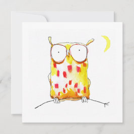 Tarjeta Festiva Lechuza Pequeña