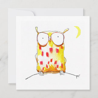 Tarjeta Festiva Lechuza Pequeña
