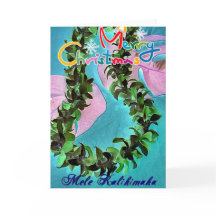Lei Card Navidades de Hawái