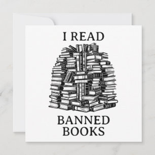 Tarjeta Festiva Leí Libros Prohibidos